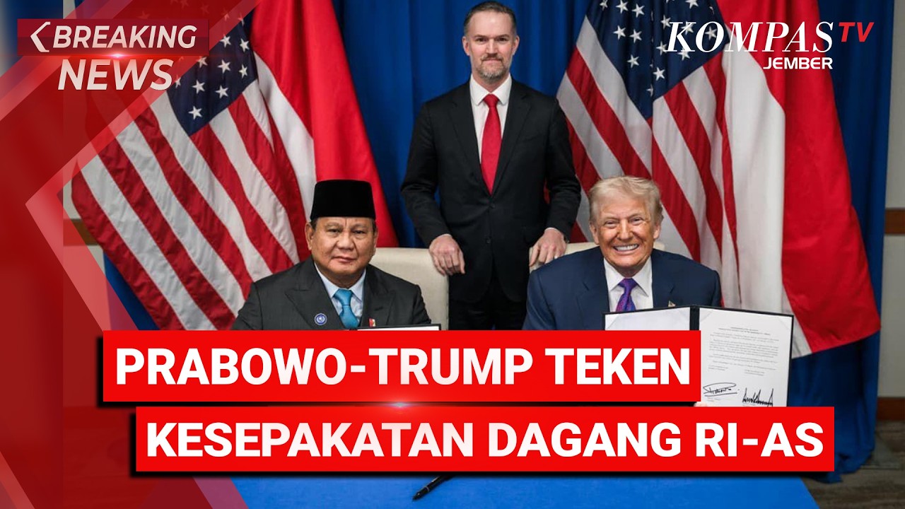 LIVE - Prabowo dan Trump Teken Perjanjian Perdagangan Timbal Balik Bersejarah Indonesia-AS