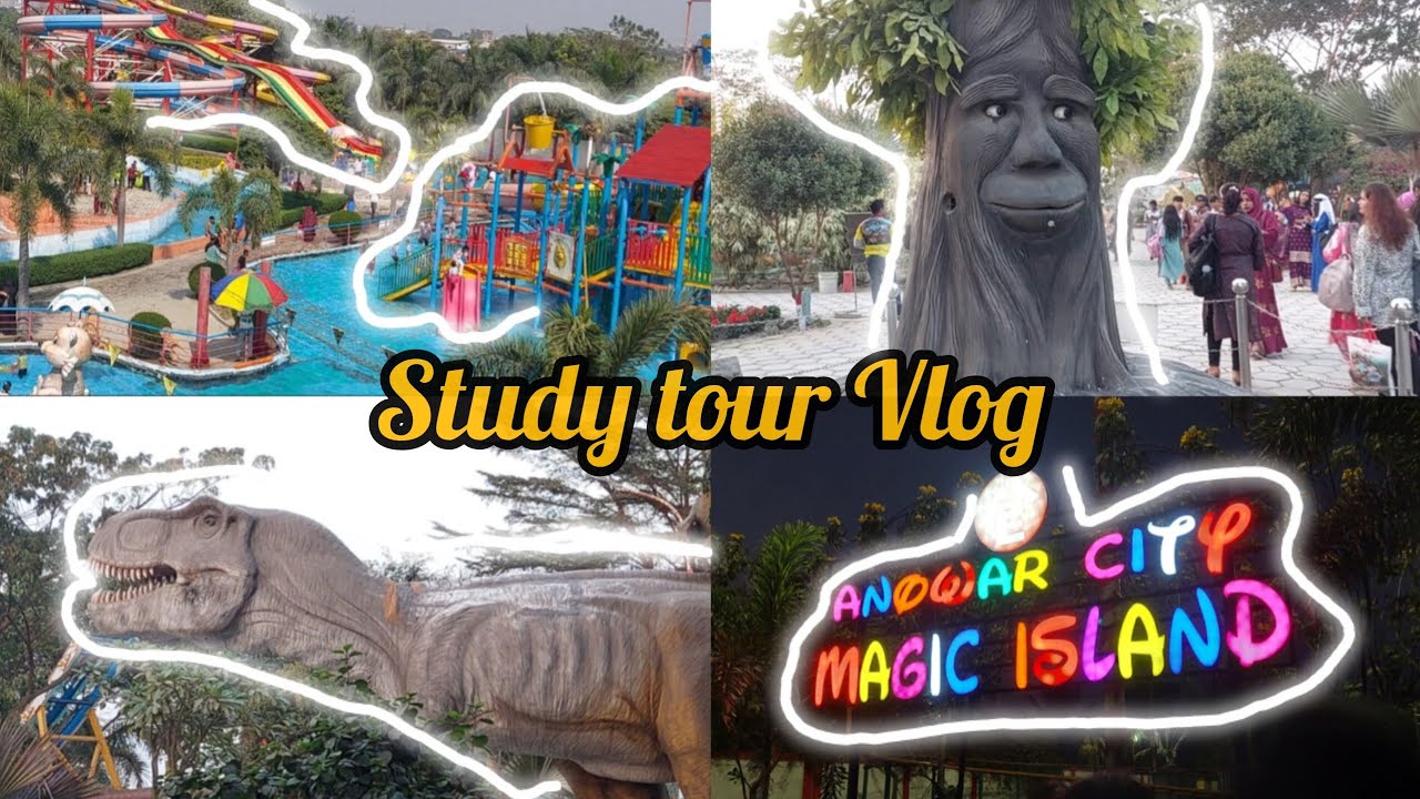 👾Study Tour Vlog •First vlog• | Anwar City Magic Island | CRAFT WITH ANISA | 