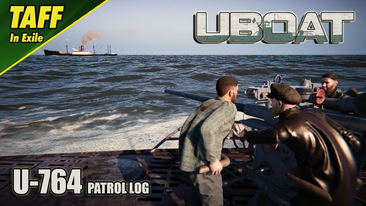 UBOAT | B.128 - Modded Career | U-764 Patrol Log 11 | By Any Means Necessary!