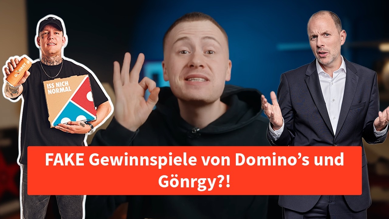 Domino's x Gönrgy Fake-Gewinnspiel? - Warum die 8 Teilnehmer jetzt klagen können! | Anwalt Solmecke