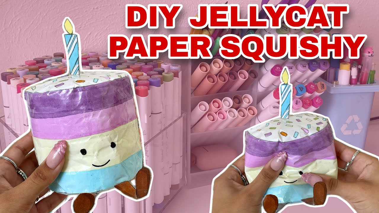 DIY Jellycat paper squishy TUTORIAL!
