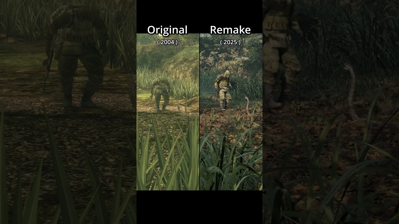 MGS &Delta; VS MGS3 - Throwing Snakes Comparison #comparison  #metalgearsoliddelta  #shorts #mgsdelta