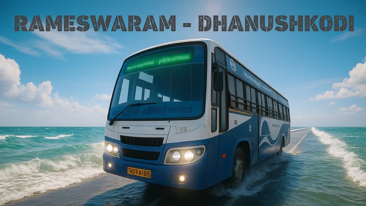 Last Road of India 😍 | Rameswaram - Dhanushkodi in TNSTC BS IV Bus Journey