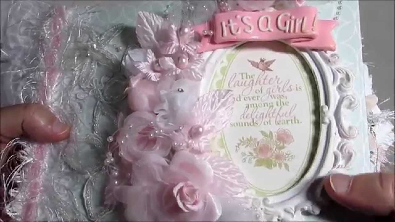 DT Project for MyPaperPassion - Shabby Chic Baby Girl Mini Album - **SOLD**