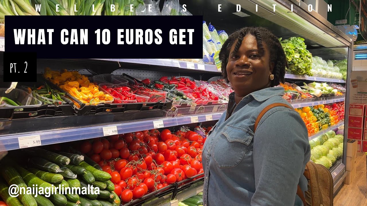 What Can 10 Euros get - Part 2  | Cost of living in Malta | Grocery shopping Wellbee's Edition