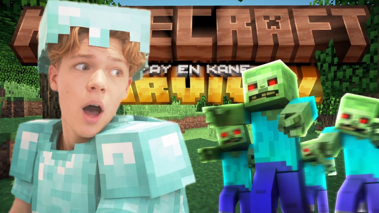 1 ZOMBIE VERPEST ALLES!😤 | Minecraft survival Fay & Kane