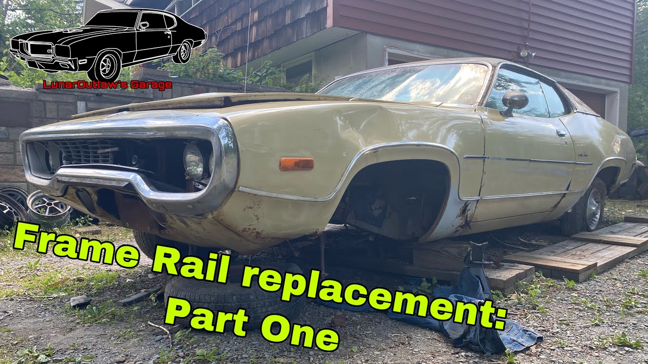 Replacing the Frame Rail on the 1972 Plymouth Satellite: Part One Prepping the New Frame Rail