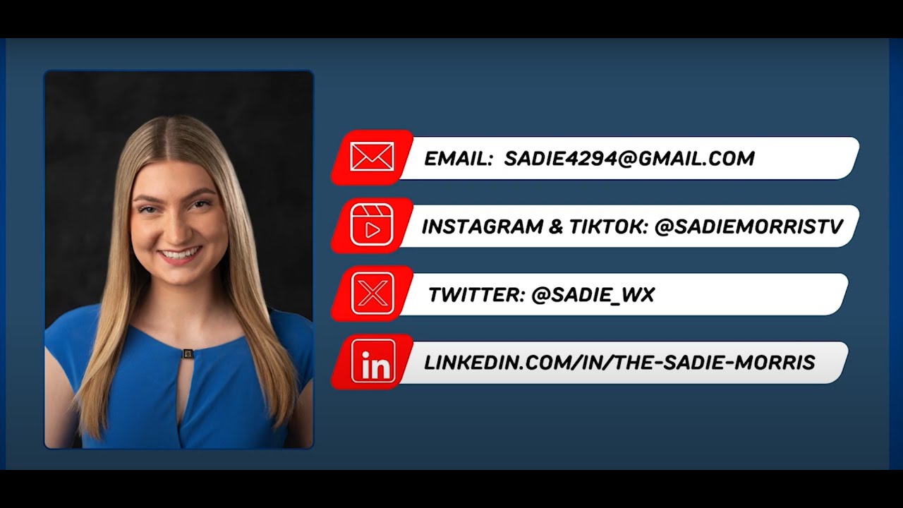 Sadie Morris - May 2024 - Weather Reel at WCBI