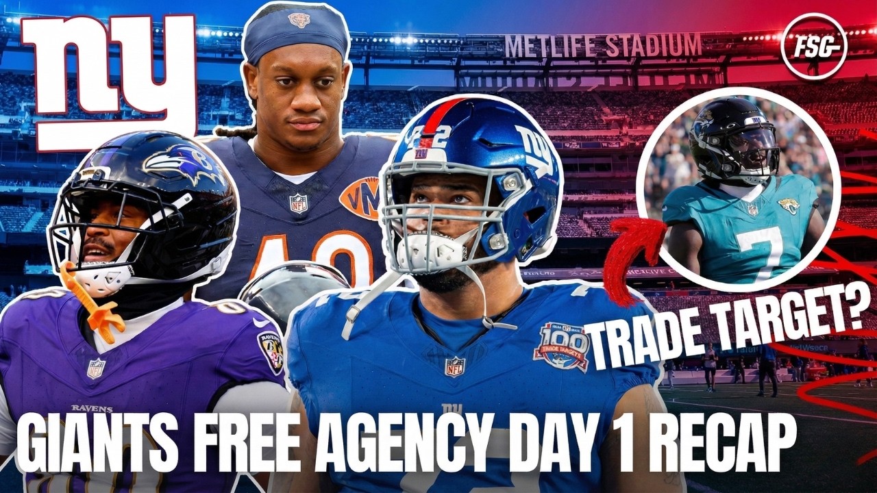 🚨 GIANTS RE-SIGN JERMAINE ELUEMUNOR | Free Agency Day 1 Recap & Rumors | Brian Thomas Jr TRADE?