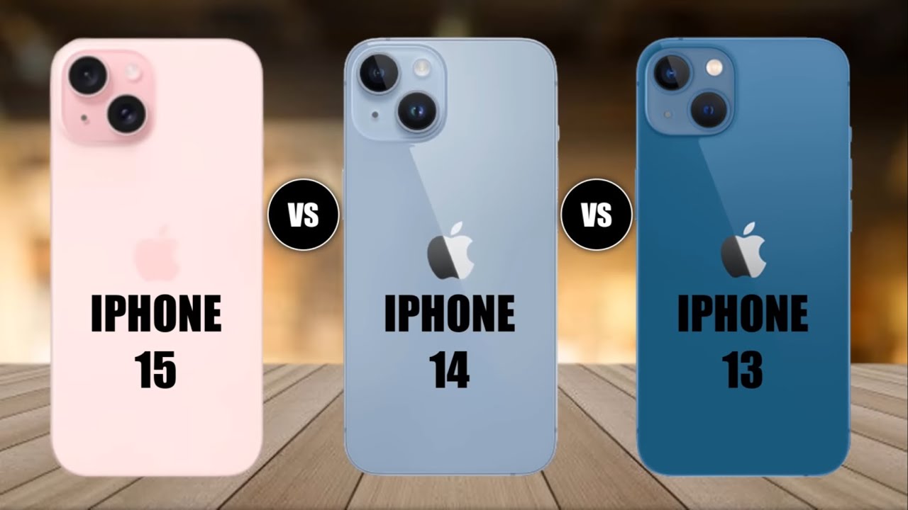 iPhone 15 vs iPhone14 vs iPhone13