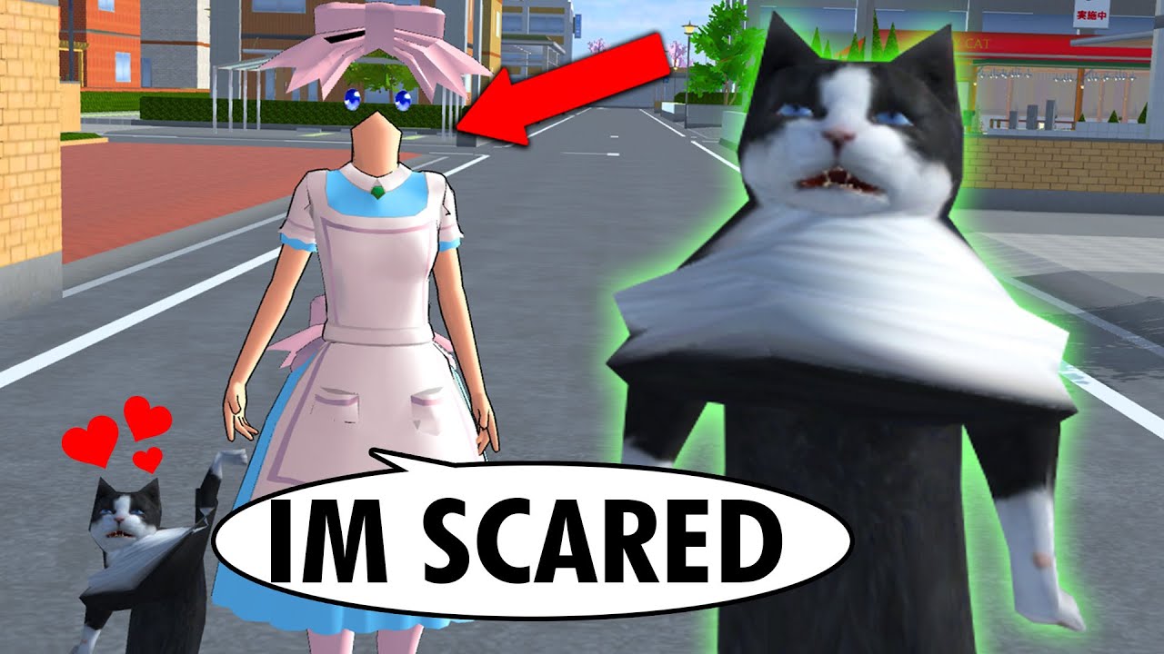 Ужасающие глюки в Sakura School Simulator