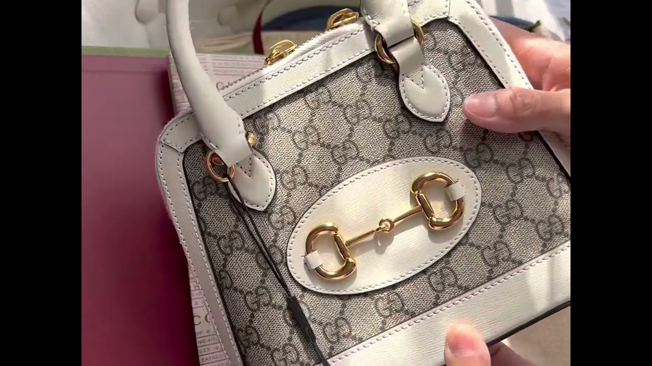 Unboxing Gucci Horsebit 1955 mini tote bag