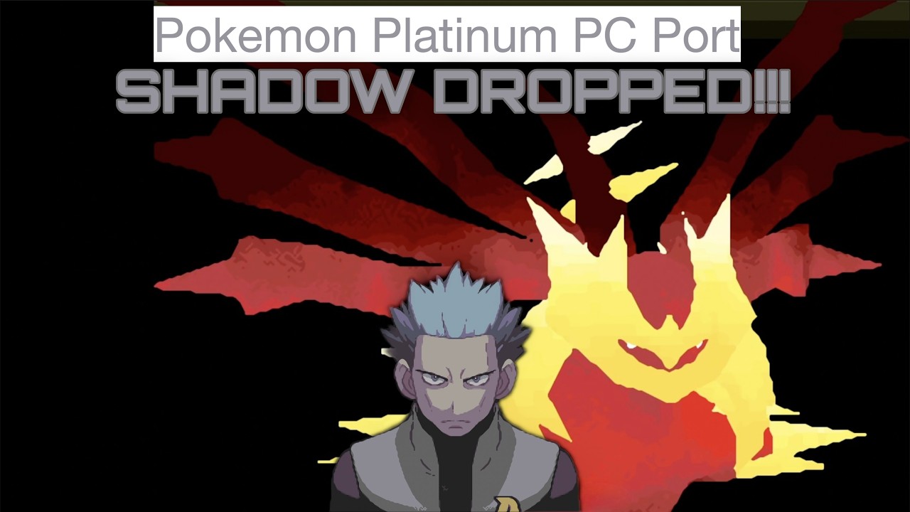 A Wild Pokemon Platinum PC Port Shadow Dropped