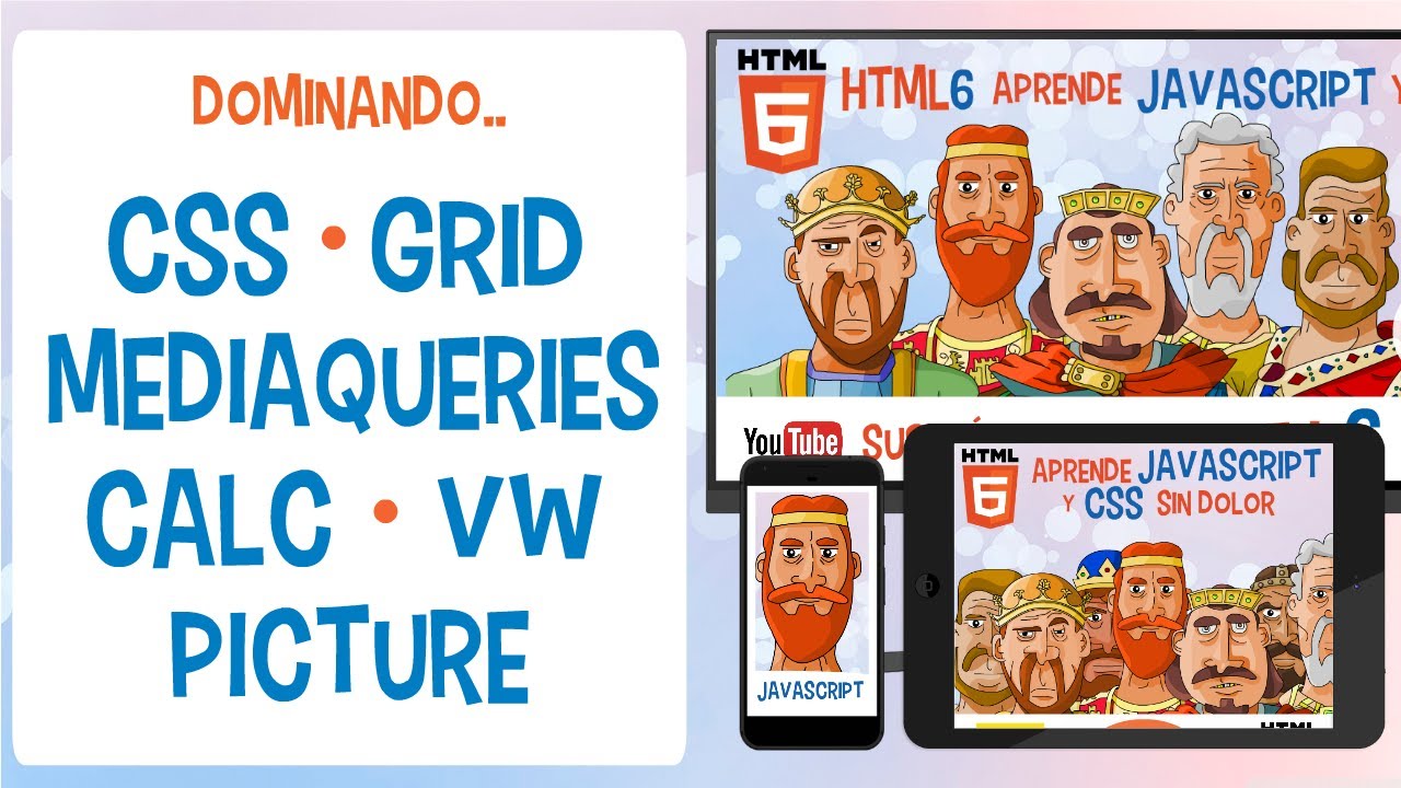 🎁 CSS | MEDIAQUERIES | GRID y JAVASCRIPT 🎁 Web 100% Responsive 👉 (PASO a PASO)  Actividad PRÁCTICA
