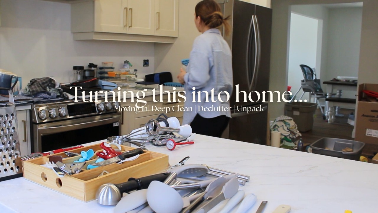 Empty Kitchen Reset | Clean, Declutter & Unpack With Me