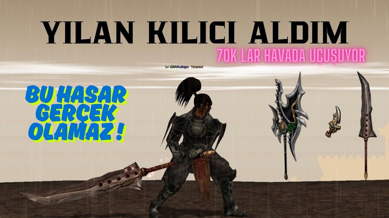 YILAN KILICI ALDIM !  ARTIK ÇİFTELE GEÇTİK ! l Yenyceri
