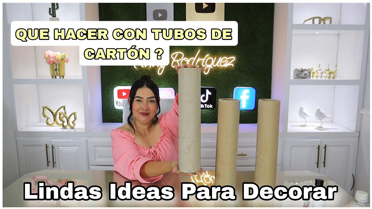 GRANDES IDEAS DE MANUALIDADES CON TUBOS DE CARTÓN