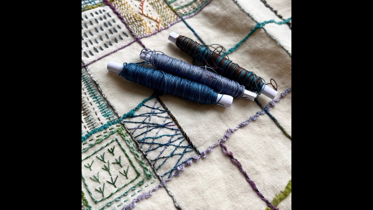23rd January 2026 daily stitching - random lines