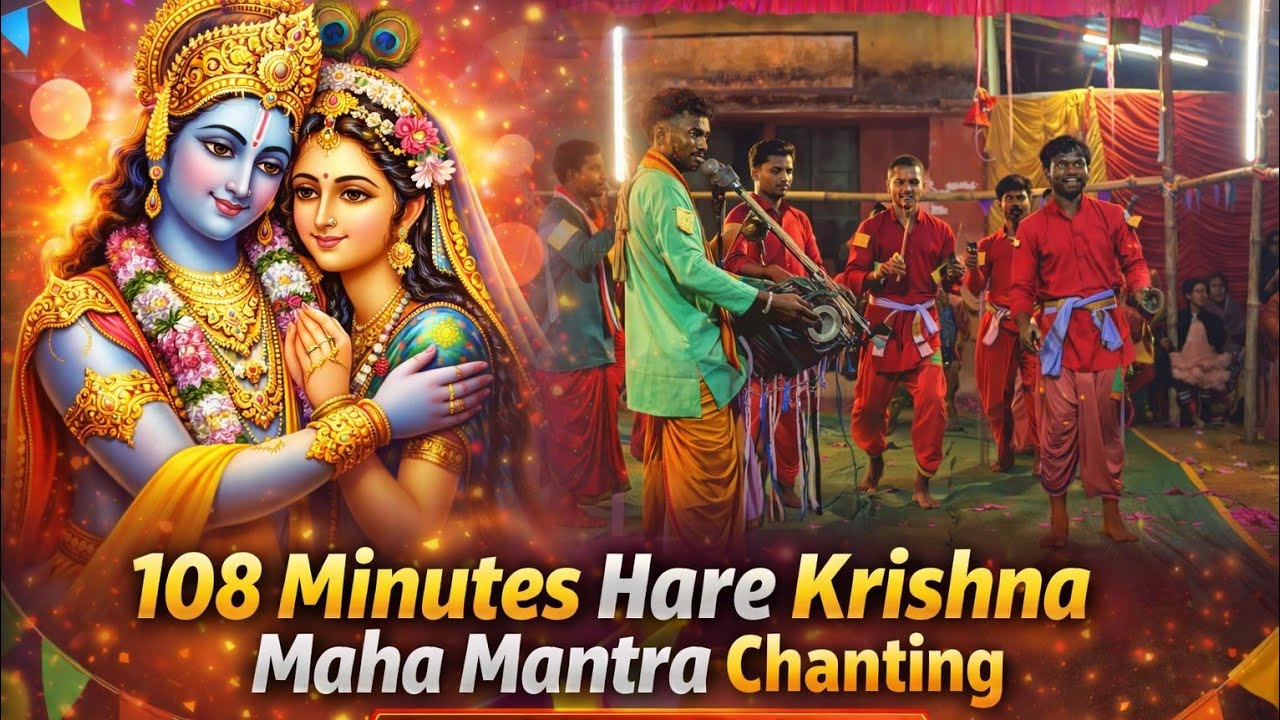 108 Minutes Hare Krishna Maha Mantra Chanting | Peaceful Devotional Sound