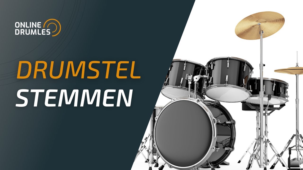 Drumstel stemmen - De basis van een drumstel stemmen - Online Drumles