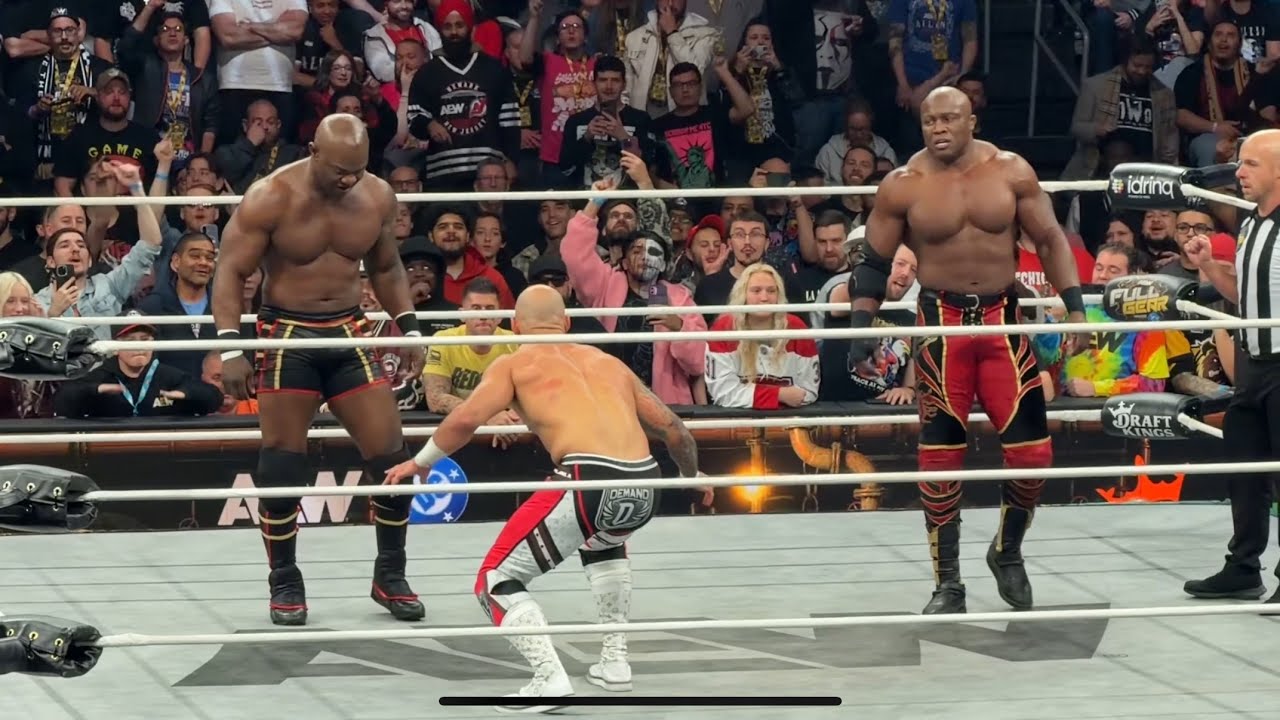 Casino Gauntlet Match For The National Championship - AEW FULL GEAR 2025 #aew #fullgear #aewfans 