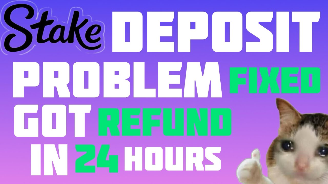 Stake deposit problem | Stake deposit Failed but money Debited | Refund Process Stake