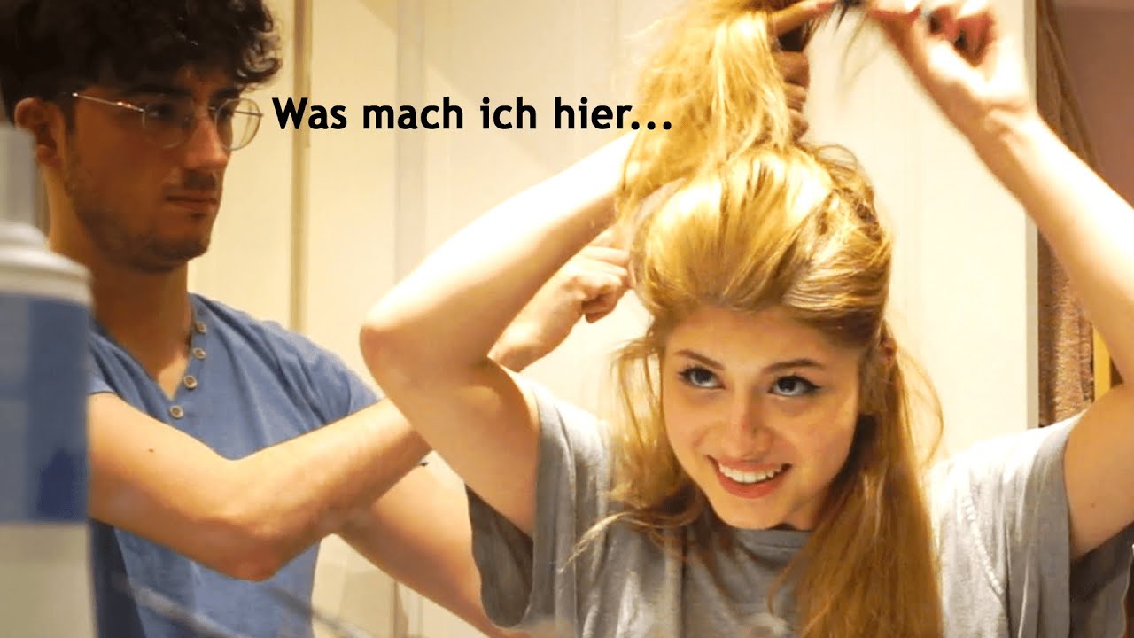Ich habe mir die Haare im Live-Stream gefärbt...