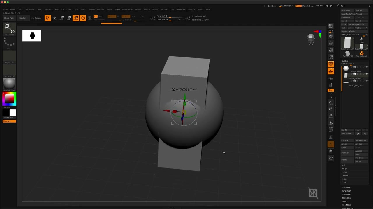 Intro to ZBrush 20  Gizmo3D