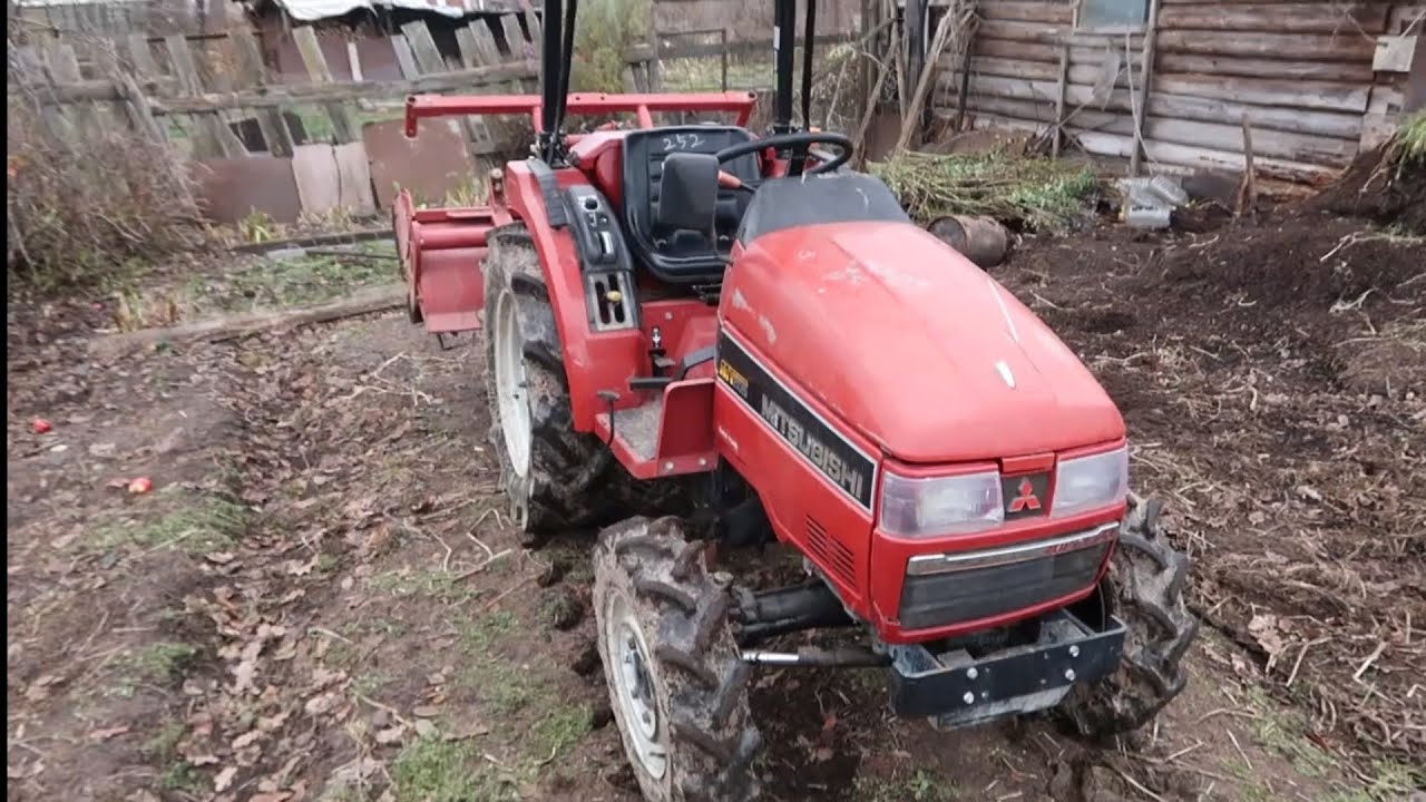 Обзор на японский минитрактор Mitsubishi MT205