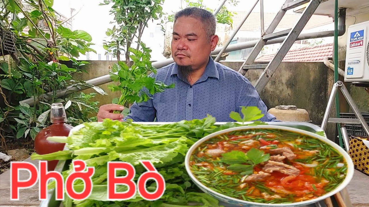 Phở Bò Ghém Rau Sống | Biển Nguyễn ngọc 