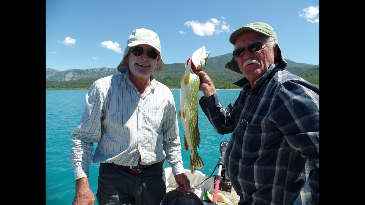 Pêche au Brochet  Barrage de Sainte Croix LC VIDEO