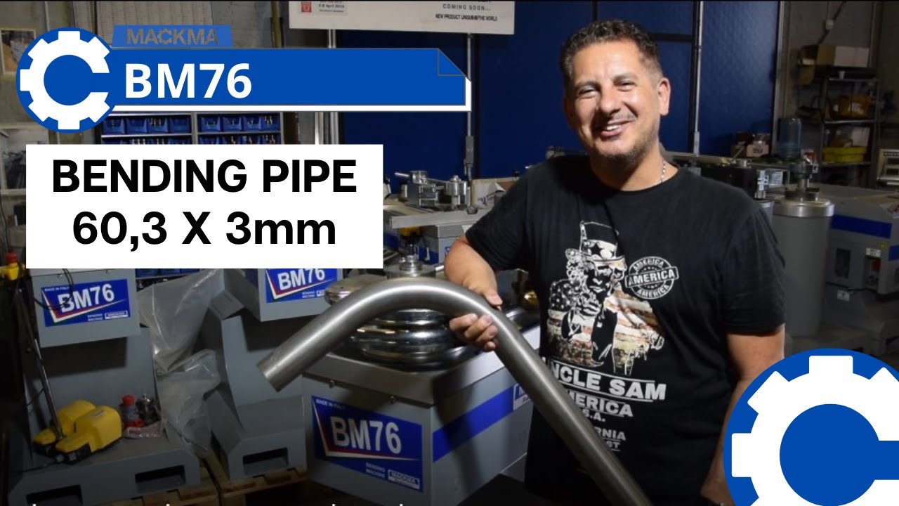 Mackma Machine: BM76 Bending Pipe 60,3 x 3 mm