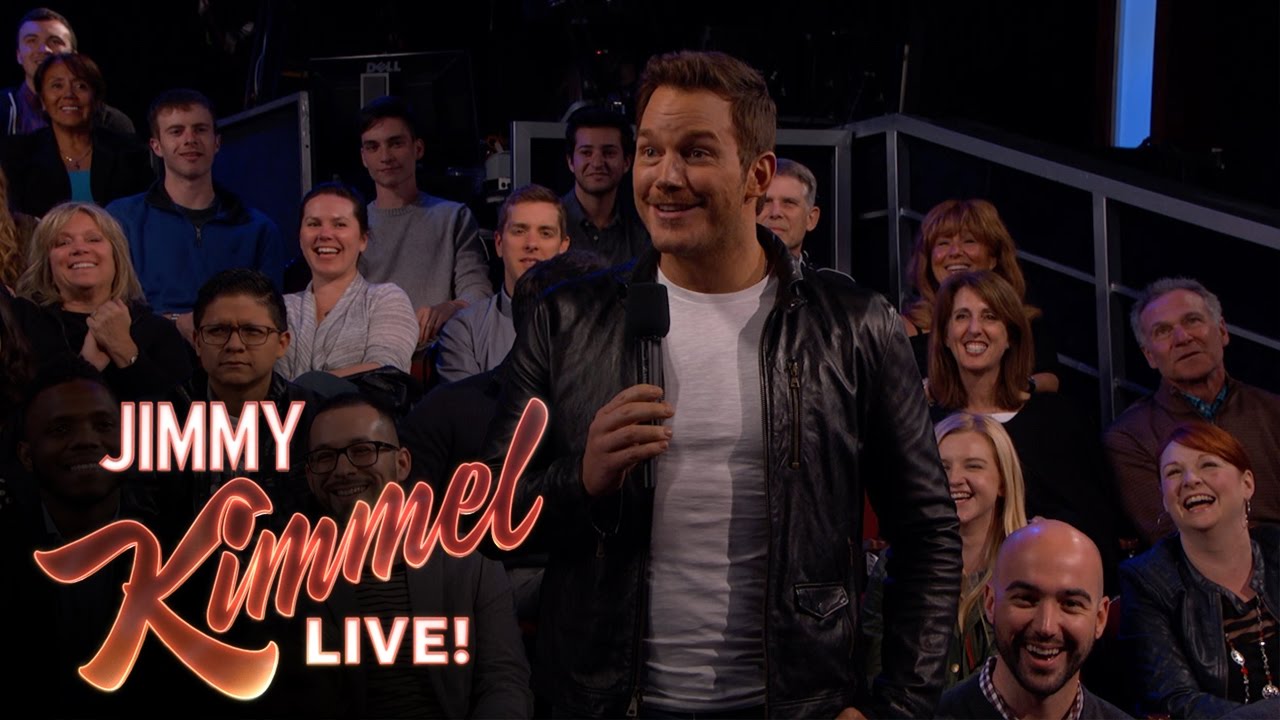 Chris Pratt Surprises Kimmel Audience with New Trailer for Guardians of the Galaxy Vol. 2