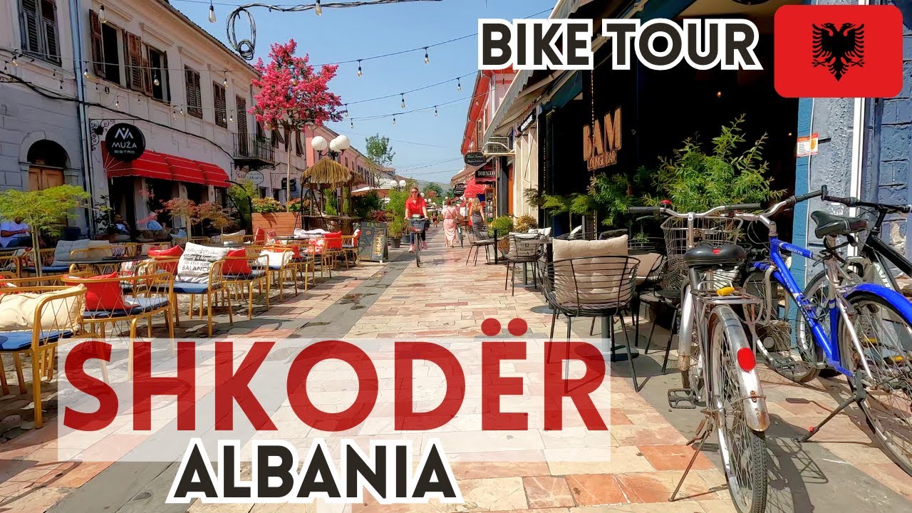 Shkodër, Albania Bike Tour, rowerem przez największe miasto północnej Albanii- Szkodra 4K