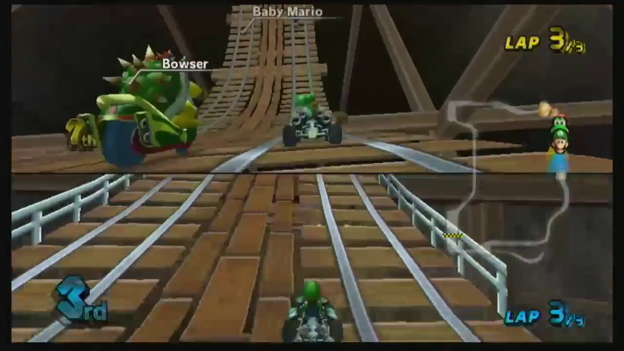 Mario Kart Wii 2 player #2 (Streamed)