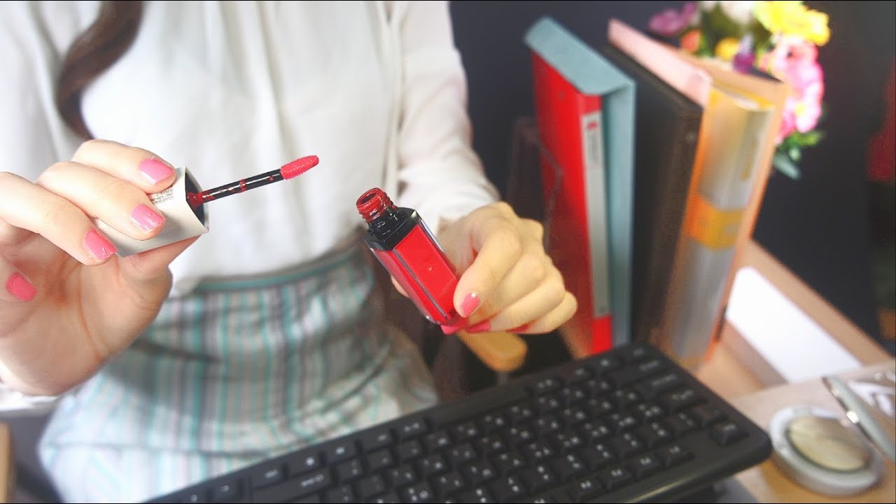 ASMR/Makeup사무실에서 메이크업 수정/Layered sound/Personal Attention한국어Roleplay