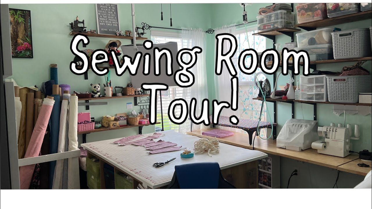 Tour My Sewing Room With Me (I Cleaned Out!)