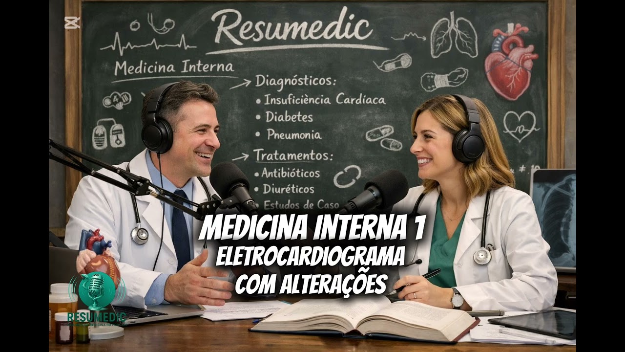 Medicina interna 1 - Eletrocardiograma com alterações 