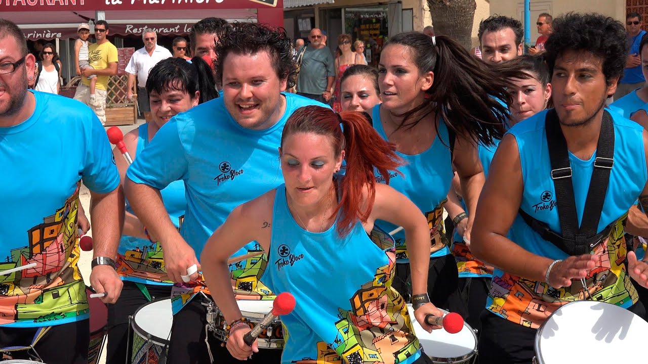 TrokoBloco, batucada - Lâcher de Percussions 2014(Saint Pierre la Mer,France)