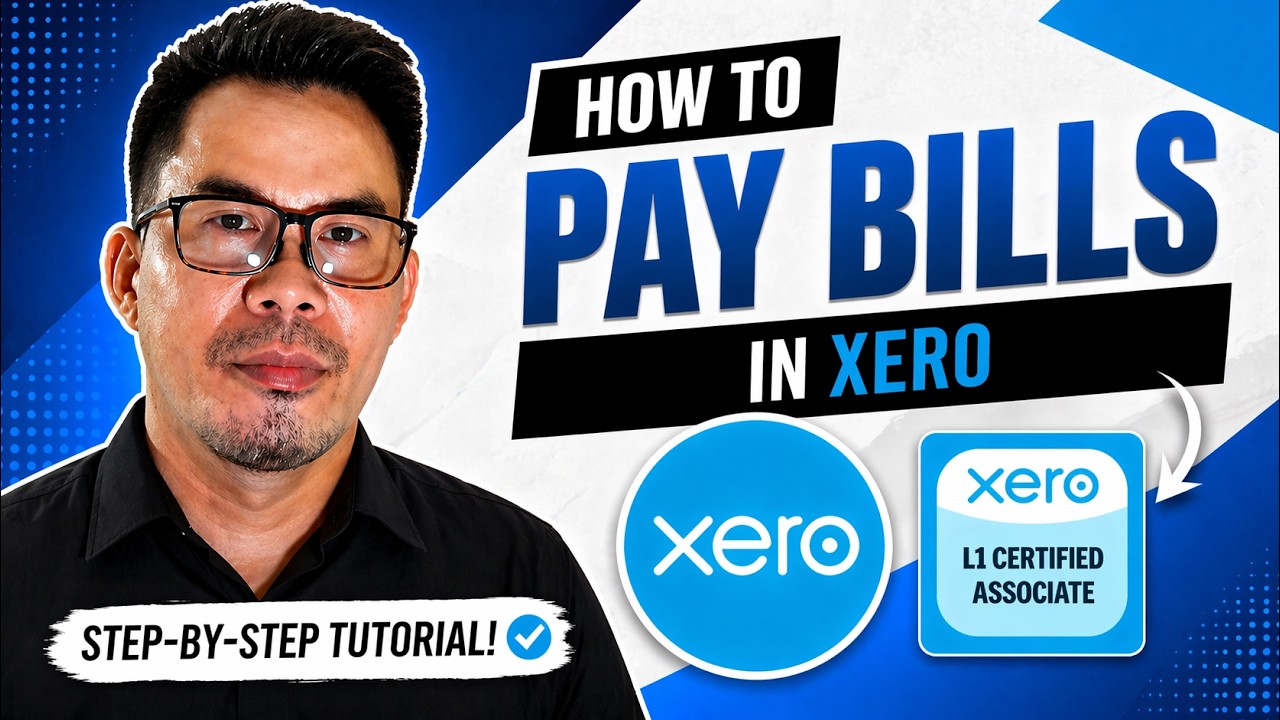 Paying a Bill in Xero