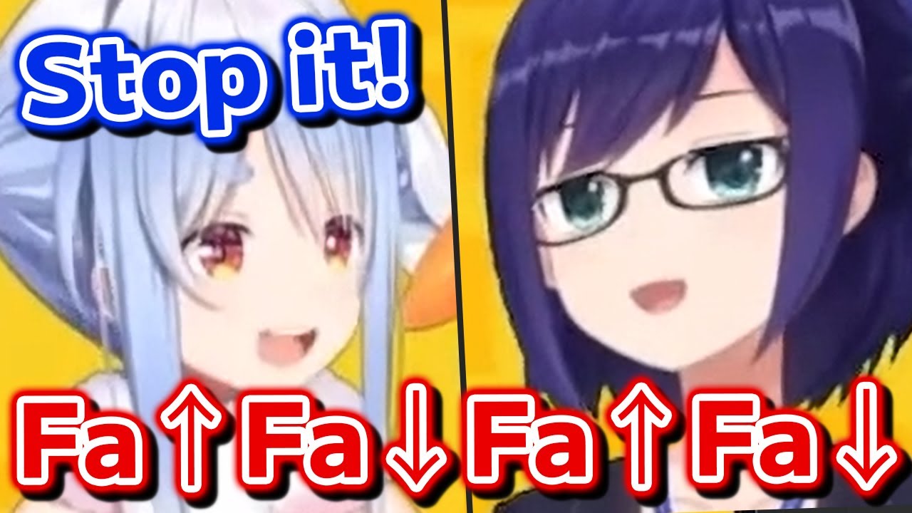 Pekora scolds at A-chan's imitating Pekora's laughter [Hololive Eng Sub]