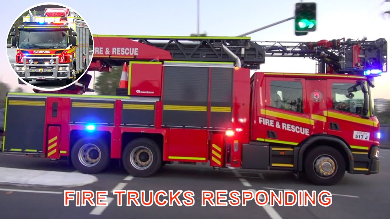 One Hour of Australian Fire Trucks Responding - BEST OF 2020