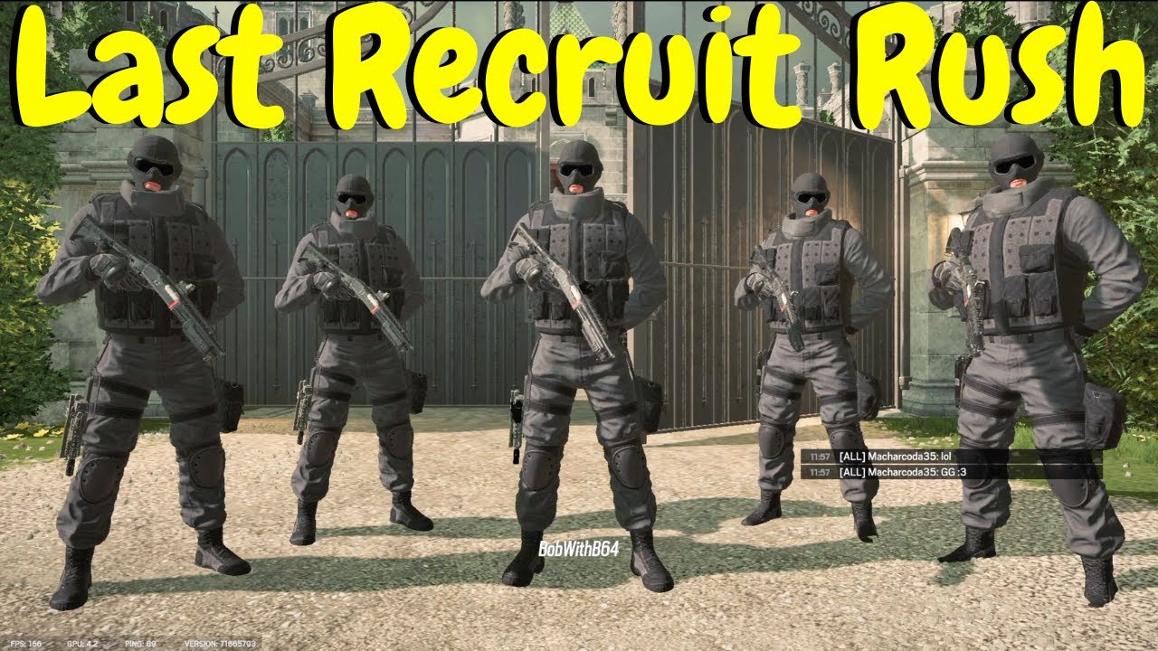 R.I.P Old Recruit in Rainbow Six Siege
