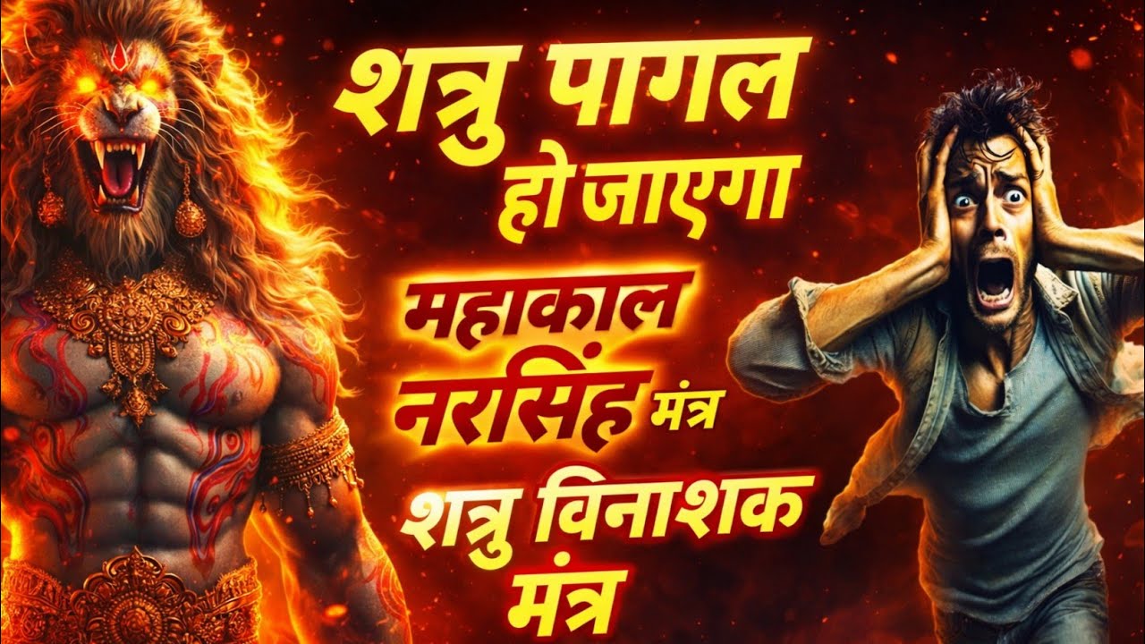 शत्रु का काल है उग्र नरसिंह मंत्र Narsingh Mantra से भय, धन समस्या, 1 बार सुनते ही सब बाधा होगी दूर