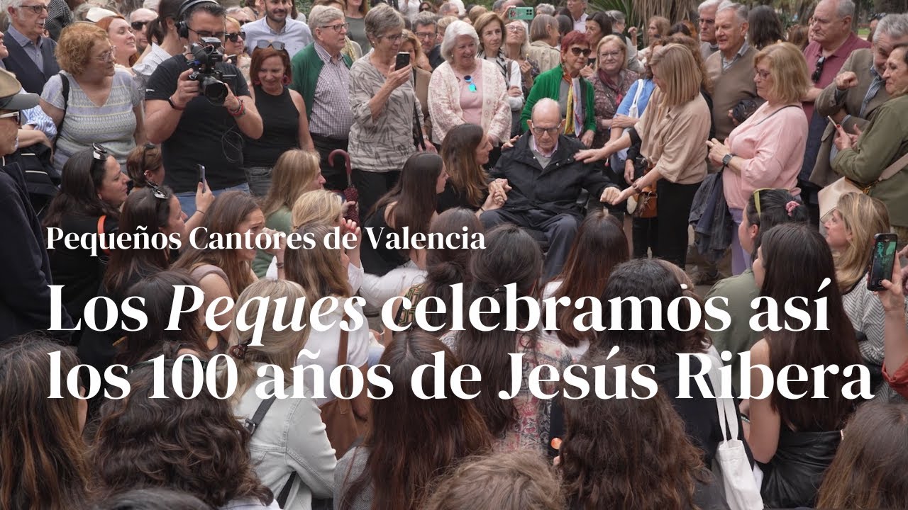 Los Peques celebramos así los 100 años de Jesús Ribera | Encuentro sorpresa en Viveros, Valencia
