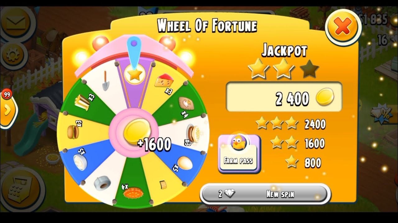 Hay day &bull; Wheel of Fortune event# we get Jackpot or not🥳