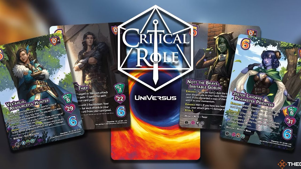 Вскрываем дисплей UniVersus TCG: Critical Role p.2