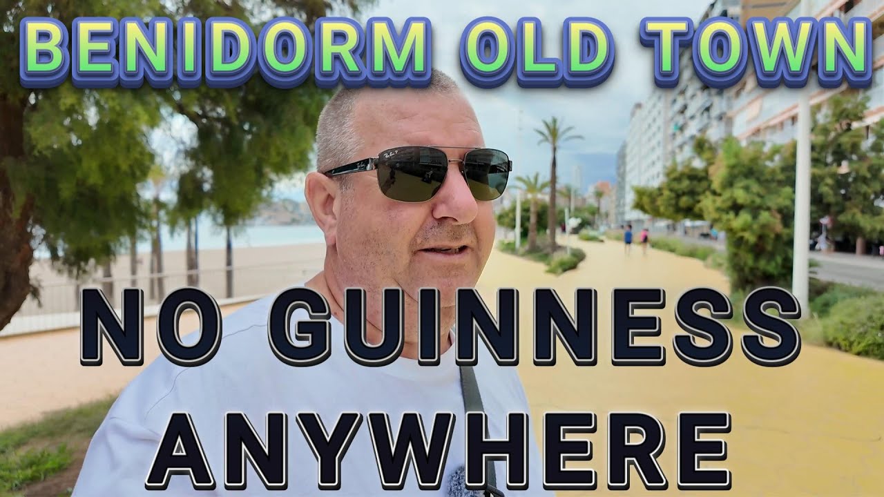 The Tour of Benidorm Old Town after the storm, turns into the Great Guinness Vanishing Act