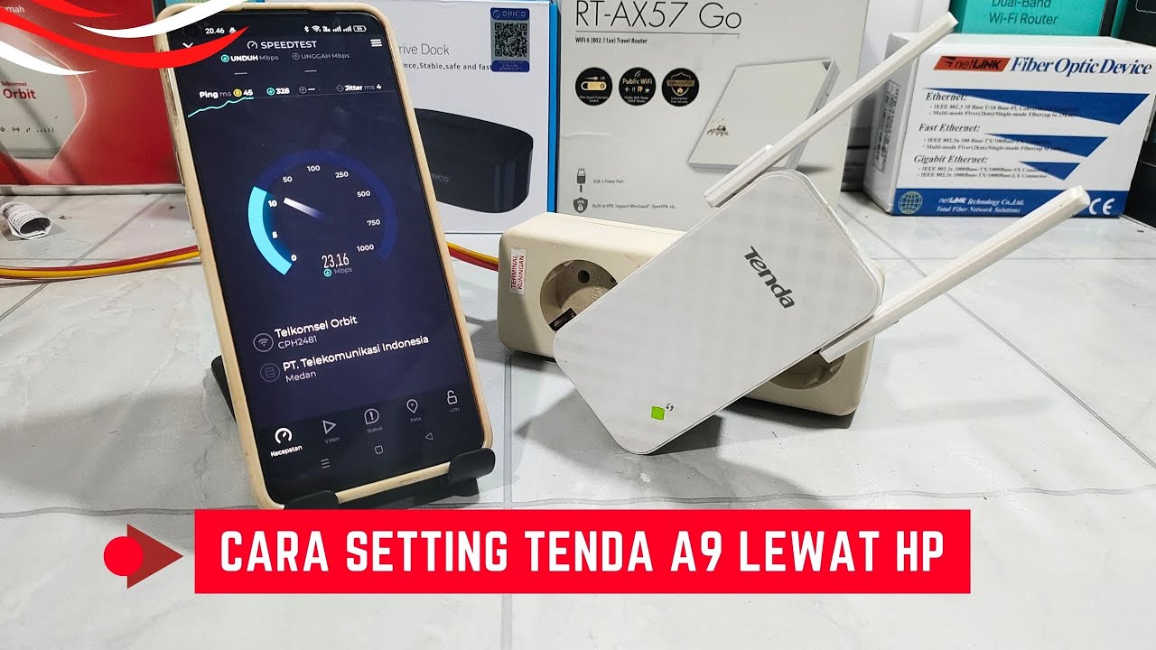 Cara Setting Tenda A9 Lewat HP Pakai HP Jadul Juga Bisa