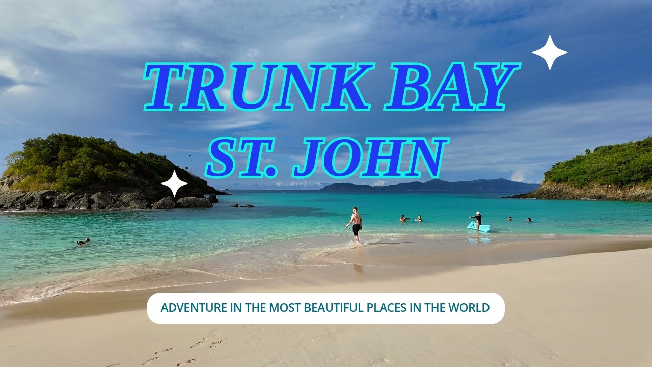 Exploring TRUNK BAY, St. John: Stunning Beach Walk & Crystal-Clear Waters | US Virgin Islands Travel